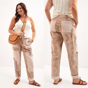 Pilcro Anthropologie Camp Wanderer Patchwork Pants